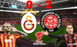 Galatasaray Ziraat Türkiye Kupasına Veda Etti.