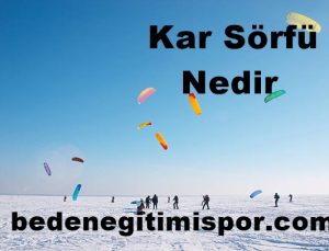  Kar Sörfü Nedir?