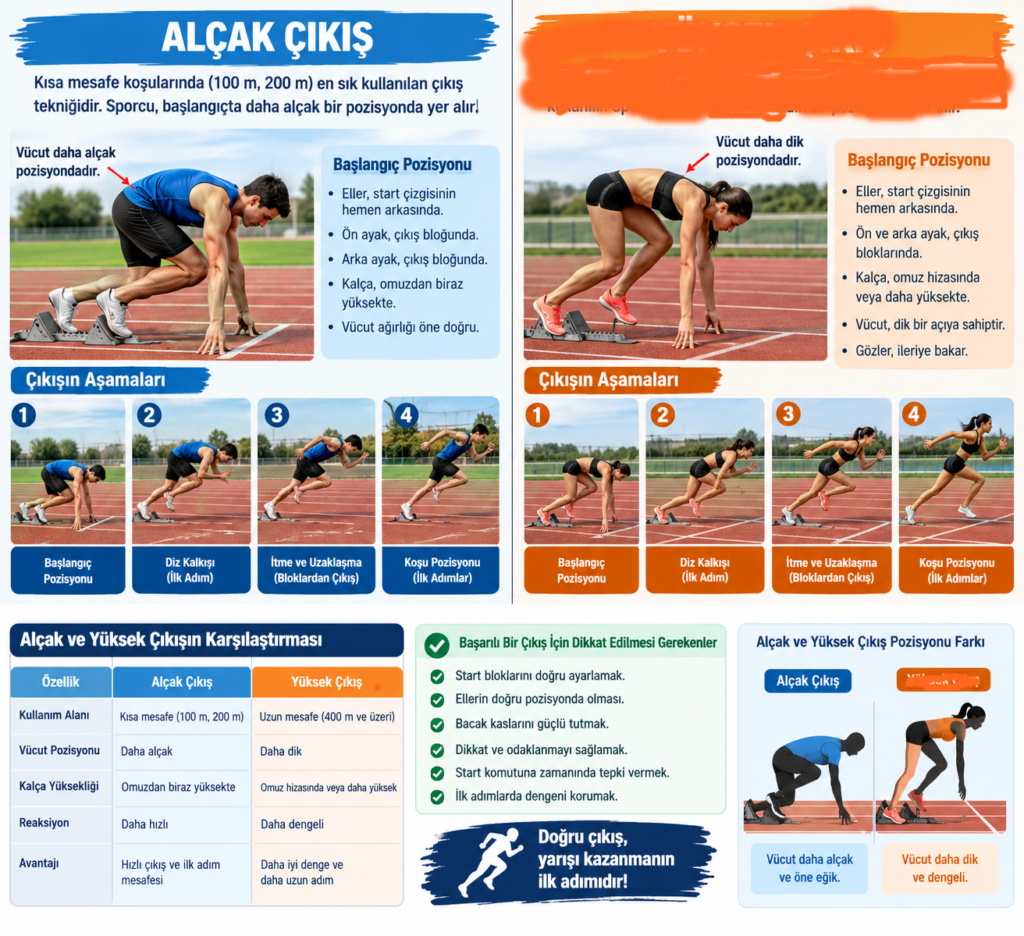 Atletizmde Alçak Çıkış Nedir Nasıl Yapılır