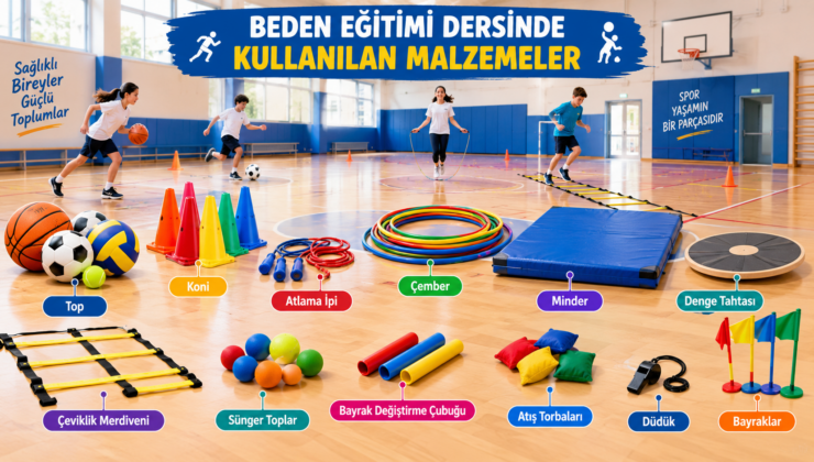 Beden Eğitimi Dersinde Kullanılan Malzemeler