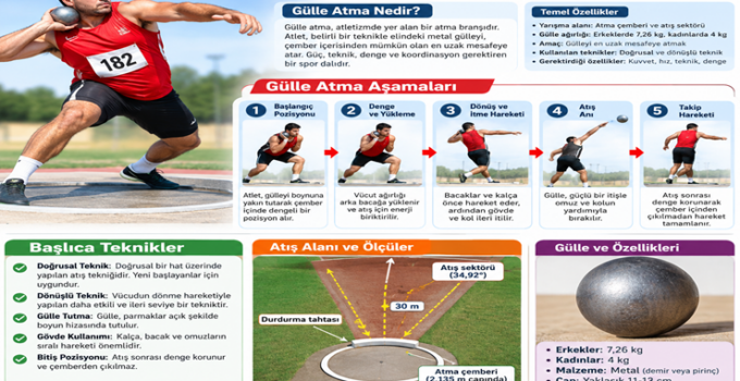 Atletizmde Gülle Atma Nedir? Aşamaları ve Teknikleri Nelerdir?