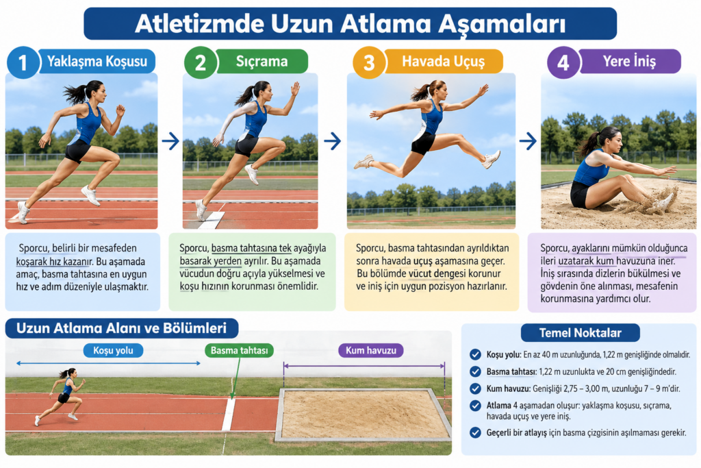 Uzun Atlamanın Aşamaları