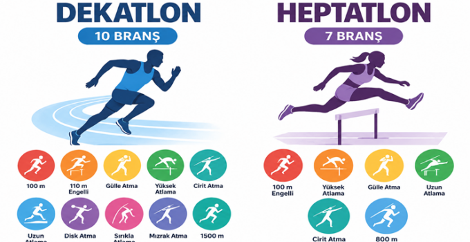 Atletizmde Dekatlon ve Heptatlon Nedir?