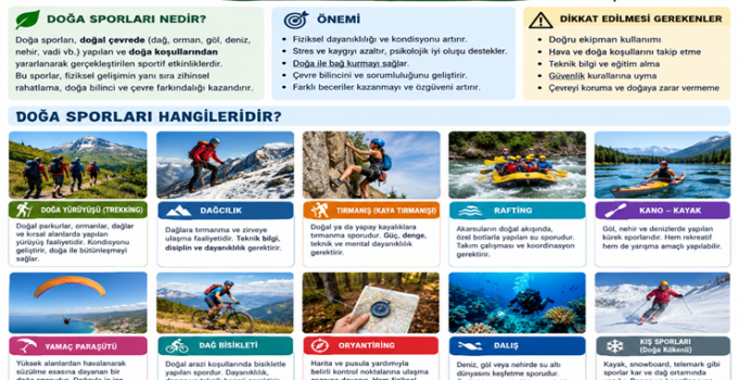 Doğa Sporları Nelerdir?