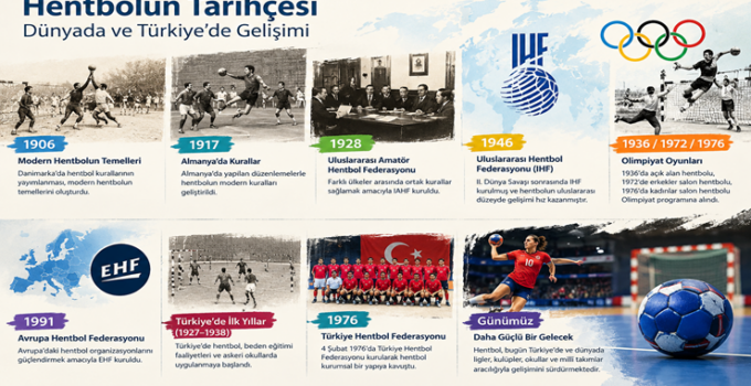 Hentbolün Tarihçesi, Dünyada ve Türkiyede Gelişimi