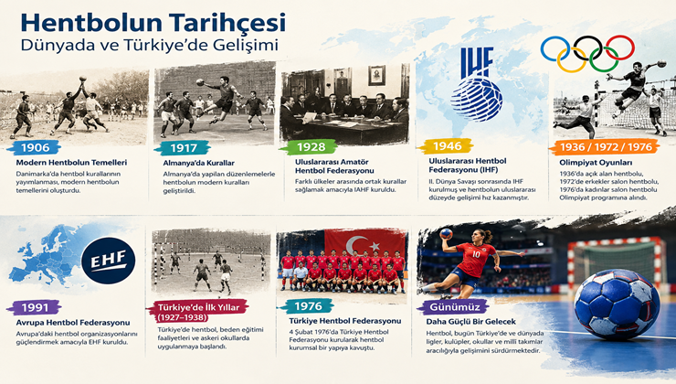 Hentbolun Tarihçesi: Dünyada ve Türkiye’de Gelişimi