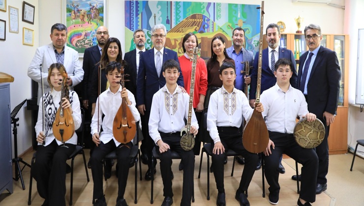 MEB Heyeti Kazakistan’da Müzik Eğitimi Kurumlarını Ziyaret Etti