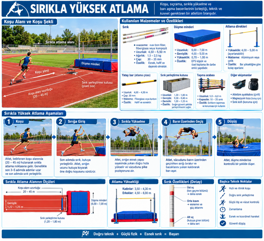 Sırıkla Yüksek Atlama Teknik